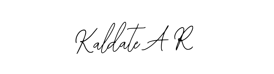 Design your own signature with our free online signature maker. With this signature software, you can create a handwritten (Bearetta-2O07w) signature for name Kaldate A R. Kaldate A R signature style 12 images and pictures png