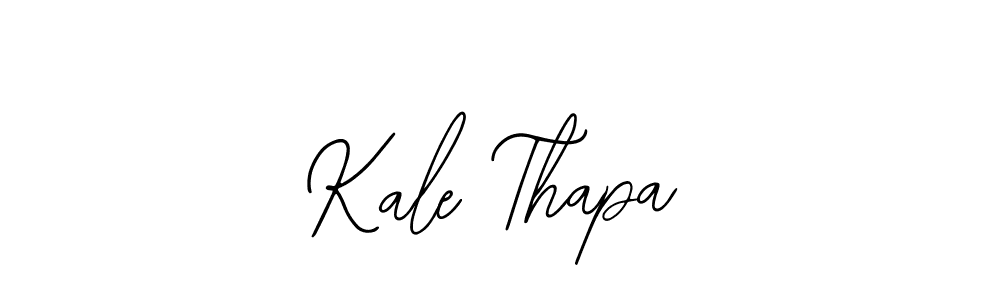 Make a beautiful signature design for name Kale Thapa. With this signature (Bearetta-2O07w) style, you can create a handwritten signature for free. Kale Thapa signature style 12 images and pictures png