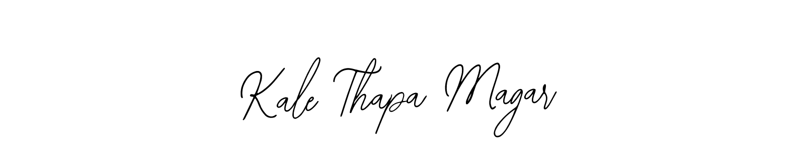 How to make Kale Thapa Magar name signature. Use Bearetta-2O07w style for creating short signs online. This is the latest handwritten sign. Kale Thapa Magar signature style 12 images and pictures png