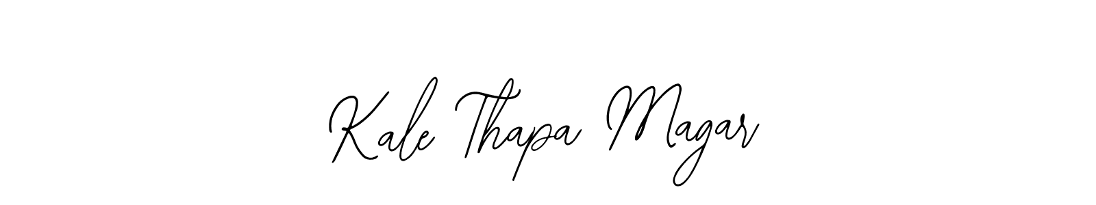 How to make Kale Thapa Magar name signature. Use Bearetta-2O07w style for creating short signs online. This is the latest handwritten sign. Kale Thapa Magar signature style 12 images and pictures png