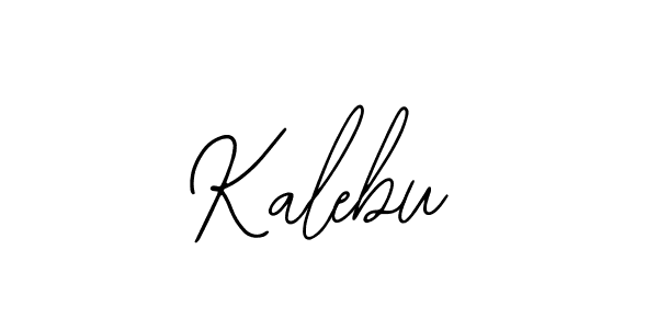 How to make Kalebu name signature. Use Bearetta-2O07w style for creating short signs online. This is the latest handwritten sign. Kalebu signature style 12 images and pictures png