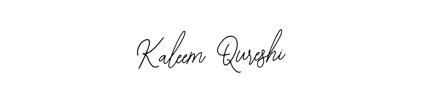 You should practise on your own different ways (Bearetta-2O07w) to write your name (Kaleem Qureshi) in signature. don't let someone else do it for you. Kaleem Qureshi signature style 12 images and pictures png