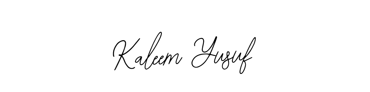 Similarly Bearetta-2O07w is the best handwritten signature design. Signature creator online .You can use it as an online autograph creator for name Kaleem Yusuf. Kaleem Yusuf signature style 12 images and pictures png