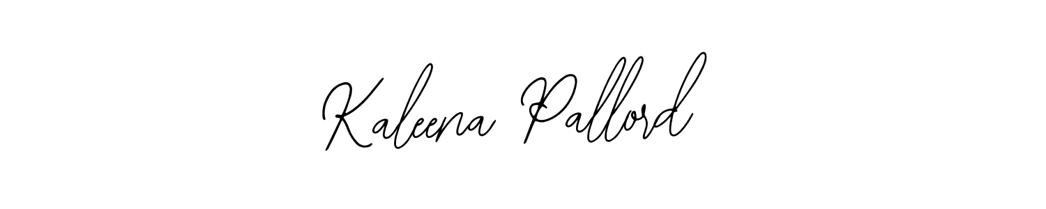 Make a beautiful signature design for name Kaleena Pallord. Use this online signature maker to create a handwritten signature for free. Kaleena Pallord signature style 12 images and pictures png