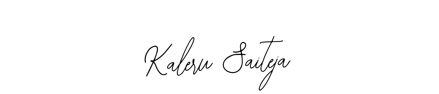Design your own signature with our free online signature maker. With this signature software, you can create a handwritten (Bearetta-2O07w) signature for name Kaleru Saiteja. Kaleru Saiteja signature style 12 images and pictures png