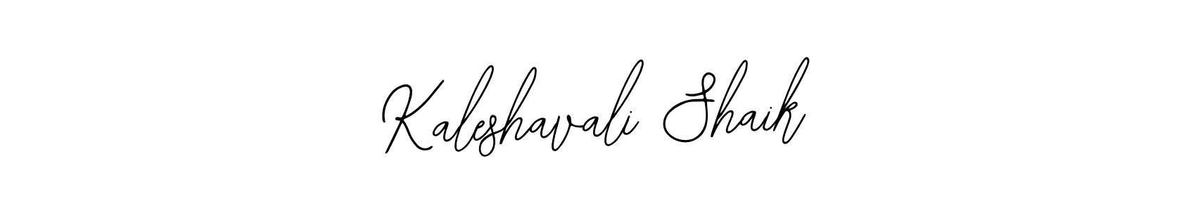 Use a signature maker to create a handwritten signature online. With this signature software, you can design (Bearetta-2O07w) your own signature for name Kaleshavali Shaik. Kaleshavali Shaik signature style 12 images and pictures png