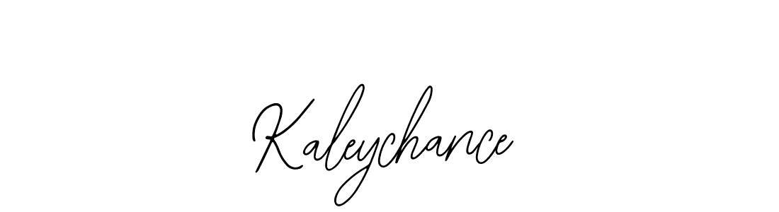 Use a signature maker to create a handwritten signature online. With this signature software, you can design (Bearetta-2O07w) your own signature for name Kaleychance. Kaleychance signature style 12 images and pictures png