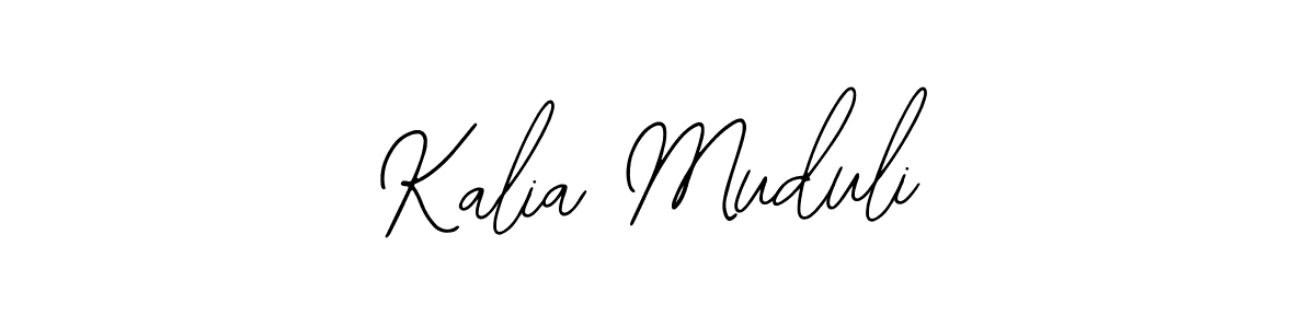 How to make Kalia Muduli signature? Bearetta-2O07w is a professional autograph style. Create handwritten signature for Kalia Muduli name. Kalia Muduli signature style 12 images and pictures png