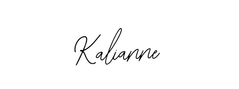 Design your own signature with our free online signature maker. With this signature software, you can create a handwritten (Bearetta-2O07w) signature for name Kalianne. Kalianne signature style 12 images and pictures png