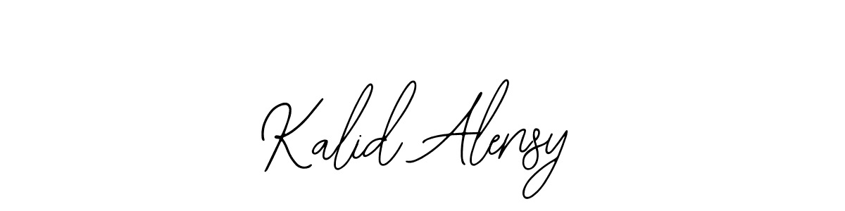 Make a beautiful signature design for name Kalid Alensy. With this signature (Bearetta-2O07w) style, you can create a handwritten signature for free. Kalid Alensy signature style 12 images and pictures png