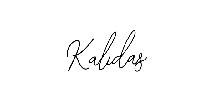 How to make Kalidas name signature. Use Bearetta-2O07w style for creating short signs online. This is the latest handwritten sign. Kalidas signature style 12 images and pictures png