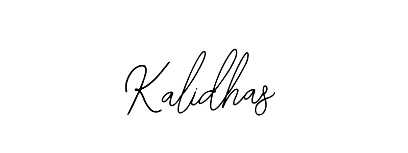 How to make Kalidhas name signature. Use Bearetta-2O07w style for creating short signs online. This is the latest handwritten sign. Kalidhas signature style 12 images and pictures png