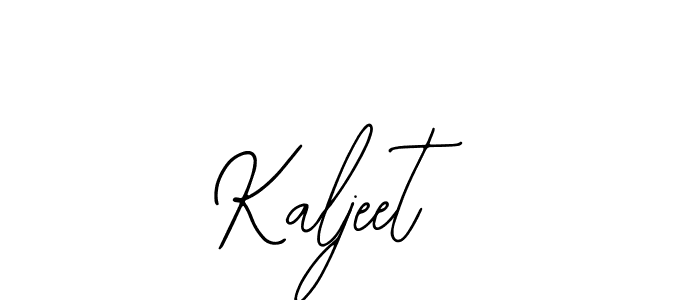 You should practise on your own different ways (Bearetta-2O07w) to write your name (Kaljeet) in signature. don't let someone else do it for you. Kaljeet signature style 12 images and pictures png