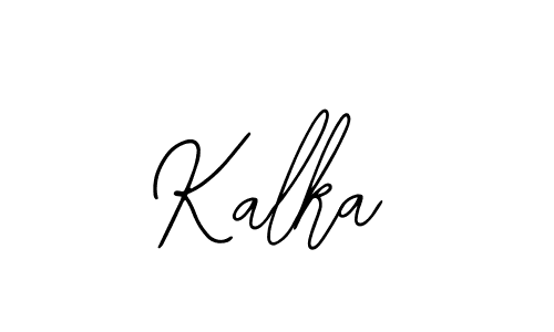 How to make Kalka signature? Bearetta-2O07w is a professional autograph style. Create handwritten signature for Kalka name. Kalka signature style 12 images and pictures png