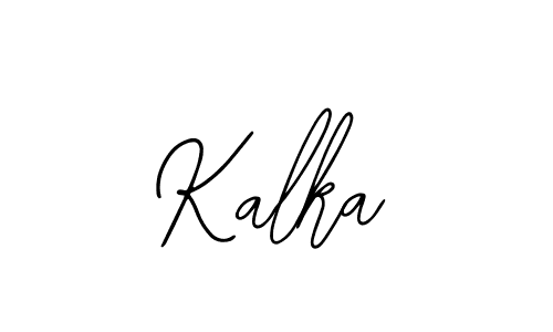 Design your own signature with our free online signature maker. With this signature software, you can create a handwritten (Bearetta-2O07w) signature for name Kalka. Kalka signature style 12 images and pictures png