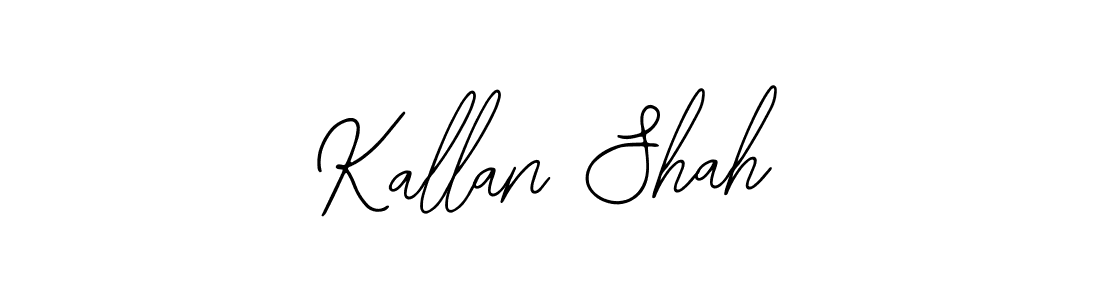The best way (Bearetta-2O07w) to make a short signature is to pick only two or three words in your name. The name Kallan Shah include a total of six letters. For converting this name. Kallan Shah signature style 12 images and pictures png