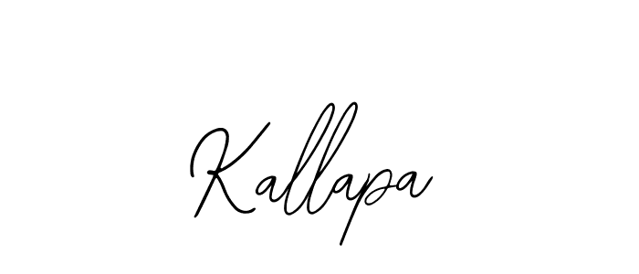 Design your own signature with our free online signature maker. With this signature software, you can create a handwritten (Bearetta-2O07w) signature for name Kallapa. Kallapa signature style 12 images and pictures png