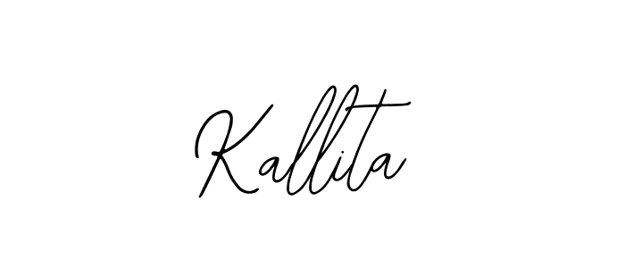 Use a signature maker to create a handwritten signature online. With this signature software, you can design (Bearetta-2O07w) your own signature for name Kallita. Kallita signature style 12 images and pictures png