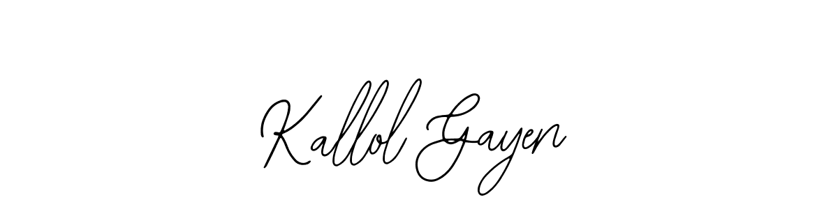 Create a beautiful signature design for name Kallol Gayen. With this signature (Bearetta-2O07w) fonts, you can make a handwritten signature for free. Kallol Gayen signature style 12 images and pictures png