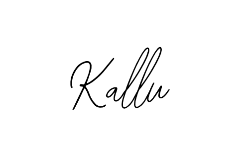 You should practise on your own different ways (Bearetta-2O07w) to write your name (Kallu) in signature. don't let someone else do it for you. Kallu signature style 12 images and pictures png