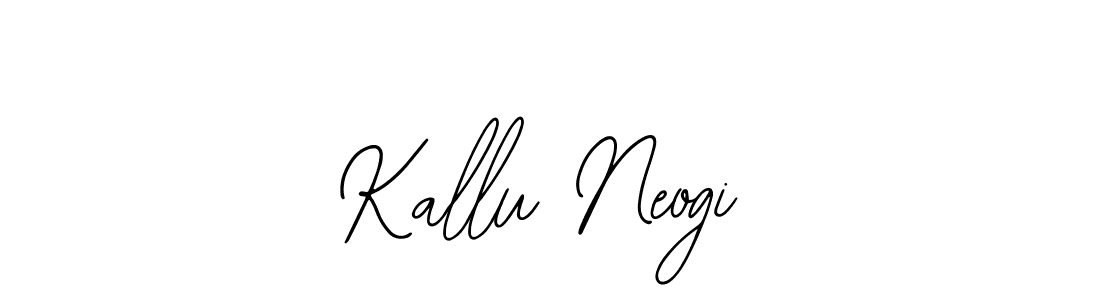 How to make Kallu Neogi name signature. Use Bearetta-2O07w style for creating short signs online. This is the latest handwritten sign. Kallu Neogi signature style 12 images and pictures png