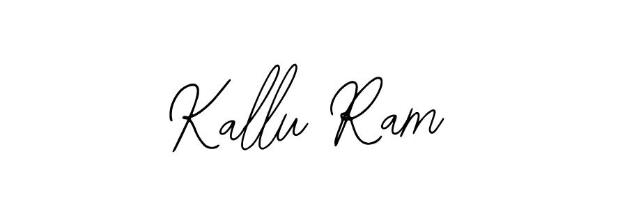 How to make Kallu Ram name signature. Use Bearetta-2O07w style for creating short signs online. This is the latest handwritten sign. Kallu Ram signature style 12 images and pictures png