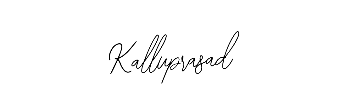 Use a signature maker to create a handwritten signature online. With this signature software, you can design (Bearetta-2O07w) your own signature for name Kalluprasad. Kalluprasad signature style 12 images and pictures png