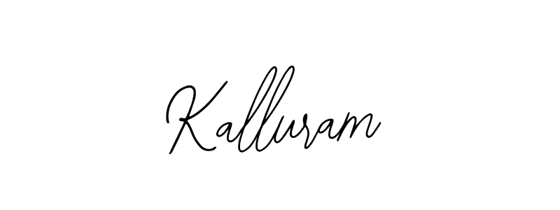 You should practise on your own different ways (Bearetta-2O07w) to write your name (Kalluram) in signature. don't let someone else do it for you. Kalluram signature style 12 images and pictures png