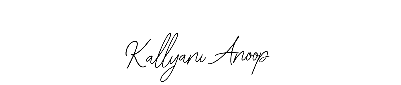 Similarly Bearetta-2O07w is the best handwritten signature design. Signature creator online .You can use it as an online autograph creator for name Kallyani Anoop. Kallyani Anoop signature style 12 images and pictures png