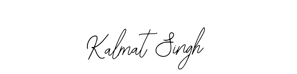 How to make Kalmat Singh name signature. Use Bearetta-2O07w style for creating short signs online. This is the latest handwritten sign. Kalmat Singh signature style 12 images and pictures png