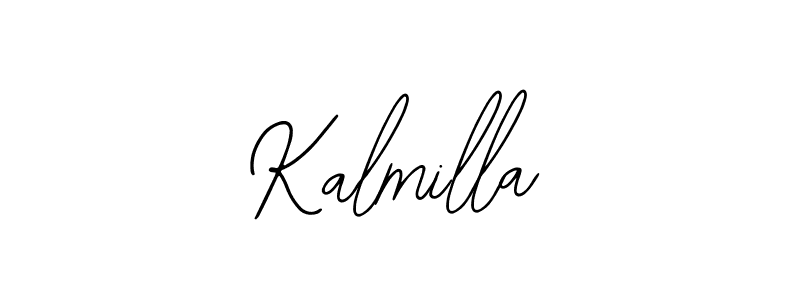 Use a signature maker to create a handwritten signature online. With this signature software, you can design (Bearetta-2O07w) your own signature for name Kalmilla. Kalmilla signature style 12 images and pictures png