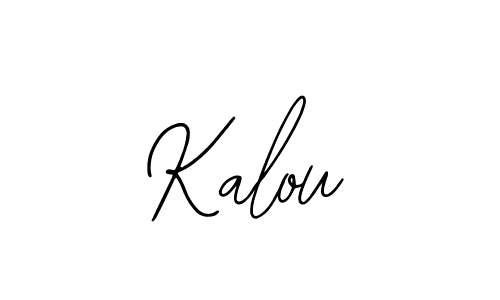 Design your own signature with our free online signature maker. With this signature software, you can create a handwritten (Bearetta-2O07w) signature for name Kalou. Kalou signature style 12 images and pictures png