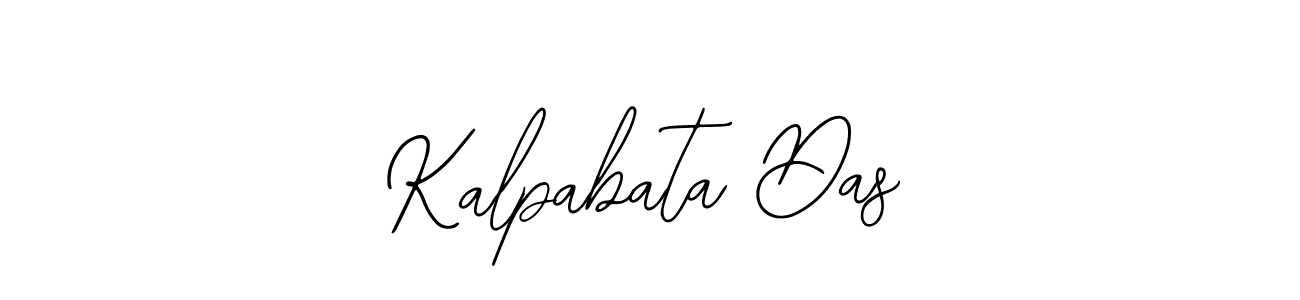 You should practise on your own different ways (Bearetta-2O07w) to write your name (Kalpabata Das) in signature. don't let someone else do it for you. Kalpabata Das signature style 12 images and pictures png