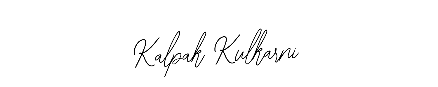 The best way (Bearetta-2O07w) to make a short signature is to pick only two or three words in your name. The name Kalpak Kulkarni include a total of six letters. For converting this name. Kalpak Kulkarni signature style 12 images and pictures png