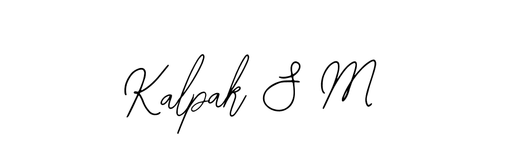 How to Draw Kalpak S M signature style? Bearetta-2O07w is a latest design signature styles for name Kalpak S M. Kalpak S M signature style 12 images and pictures png
