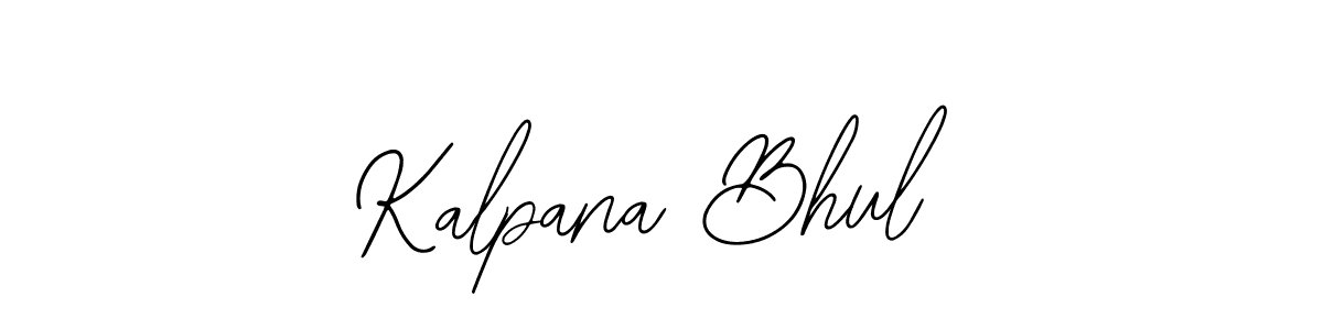 You should practise on your own different ways (Bearetta-2O07w) to write your name (Kalpana Bhul) in signature. don't let someone else do it for you. Kalpana Bhul signature style 12 images and pictures png
