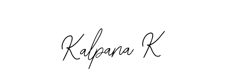 Make a beautiful signature design for name Kalpana K. With this signature (Bearetta-2O07w) style, you can create a handwritten signature for free. Kalpana K signature style 12 images and pictures png