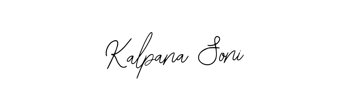 Make a beautiful signature design for name Kalpana Soni. With this signature (Bearetta-2O07w) style, you can create a handwritten signature for free. Kalpana Soni signature style 12 images and pictures png