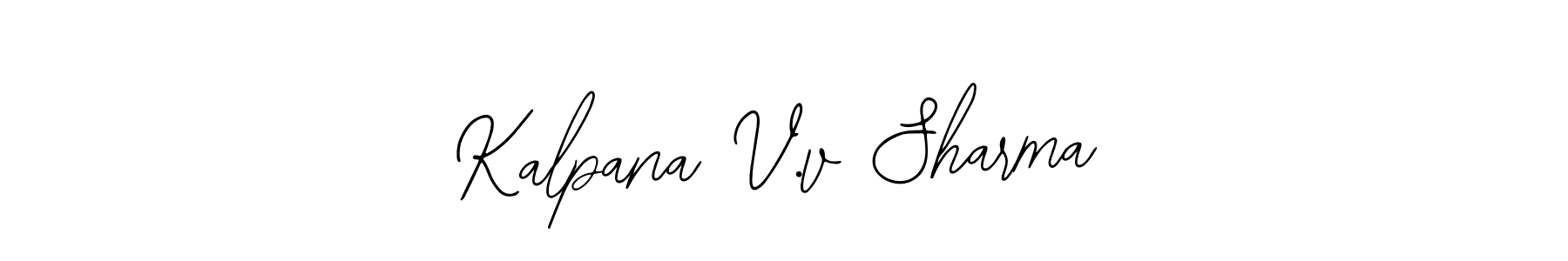 How to make Kalpana V.v Sharma signature? Bearetta-2O07w is a professional autograph style. Create handwritten signature for Kalpana V.v Sharma name. Kalpana V.v Sharma signature style 12 images and pictures png