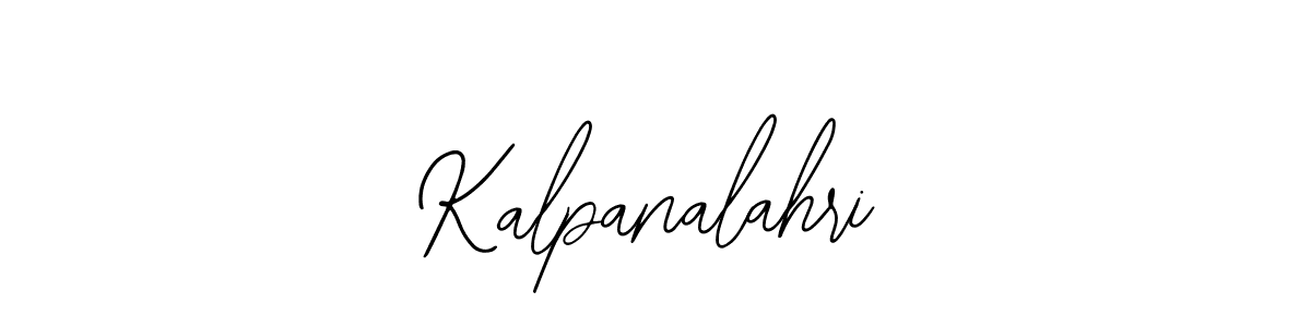 Make a beautiful signature design for name Kalpanalahri. With this signature (Bearetta-2O07w) style, you can create a handwritten signature for free. Kalpanalahri signature style 12 images and pictures png