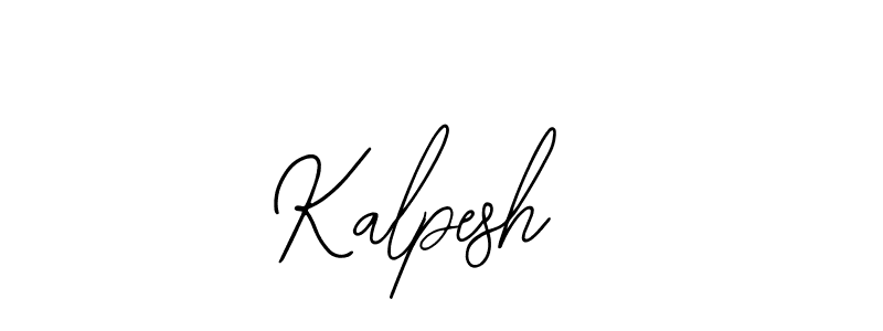 The best way (Bearetta-2O07w) to make a short signature is to pick only two or three words in your name. The name Kalpesh  include a total of six letters. For converting this name. Kalpesh  signature style 12 images and pictures png