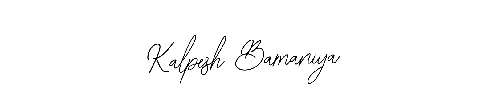 Make a beautiful signature design for name Kalpesh Bamaniya. Use this online signature maker to create a handwritten signature for free. Kalpesh Bamaniya signature style 12 images and pictures png