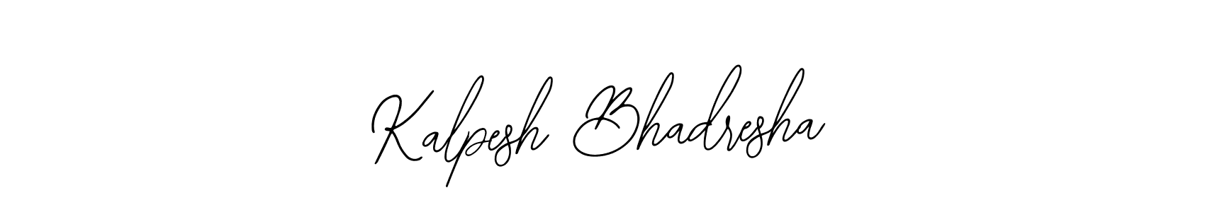 Kalpesh Bhadresha stylish signature style. Best Handwritten Sign (Bearetta-2O07w) for my name. Handwritten Signature Collection Ideas for my name Kalpesh Bhadresha. Kalpesh Bhadresha signature style 12 images and pictures png