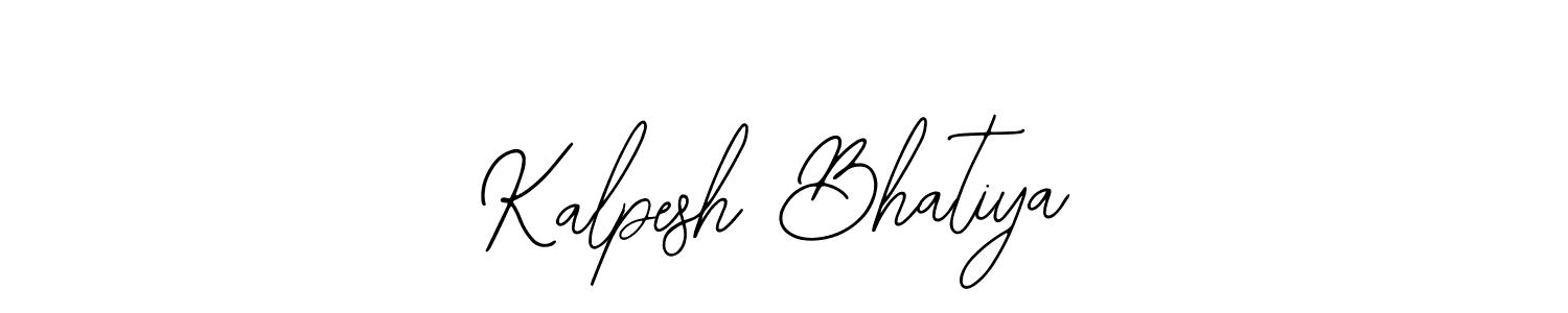 Design your own signature with our free online signature maker. With this signature software, you can create a handwritten (Bearetta-2O07w) signature for name Kalpesh Bhatiya. Kalpesh Bhatiya signature style 12 images and pictures png