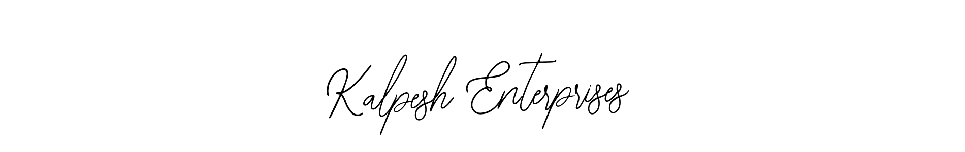 Also we have Kalpesh Enterprises name is the best signature style. Create professional handwritten signature collection using Bearetta-2O07w autograph style. Kalpesh Enterprises signature style 12 images and pictures png