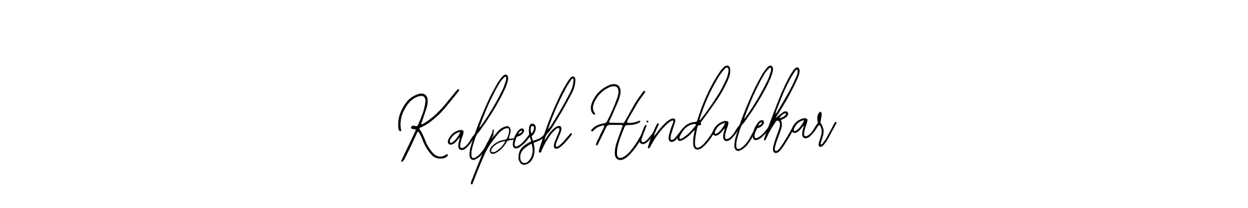 Design your own signature with our free online signature maker. With this signature software, you can create a handwritten (Bearetta-2O07w) signature for name Kalpesh Hindalekar. Kalpesh Hindalekar signature style 12 images and pictures png