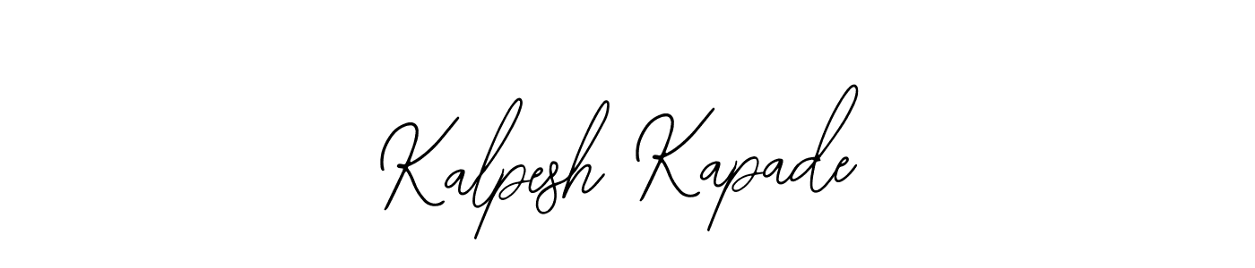 This is the best signature style for the Kalpesh Kapade name. Also you like these signature font (Bearetta-2O07w). Mix name signature. Kalpesh Kapade signature style 12 images and pictures png