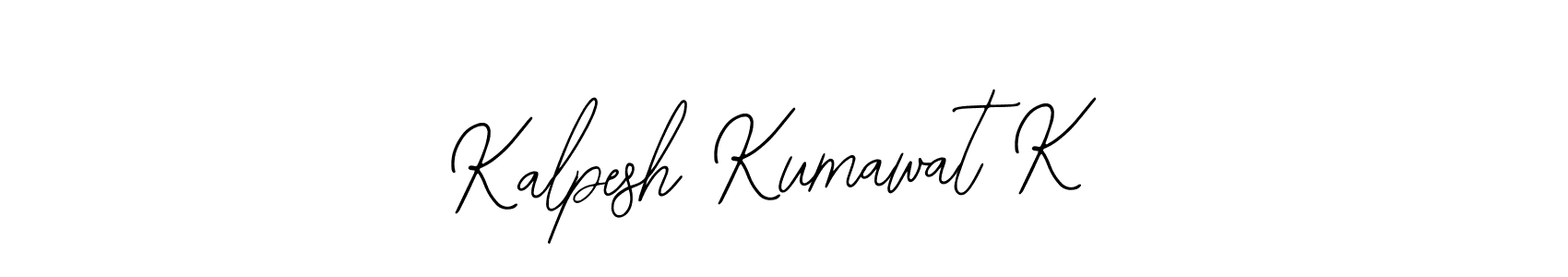 Make a short Kalpesh Kumawat K signature style. Manage your documents anywhere anytime using Bearetta-2O07w. Create and add eSignatures, submit forms, share and send files easily. Kalpesh Kumawat K signature style 12 images and pictures png