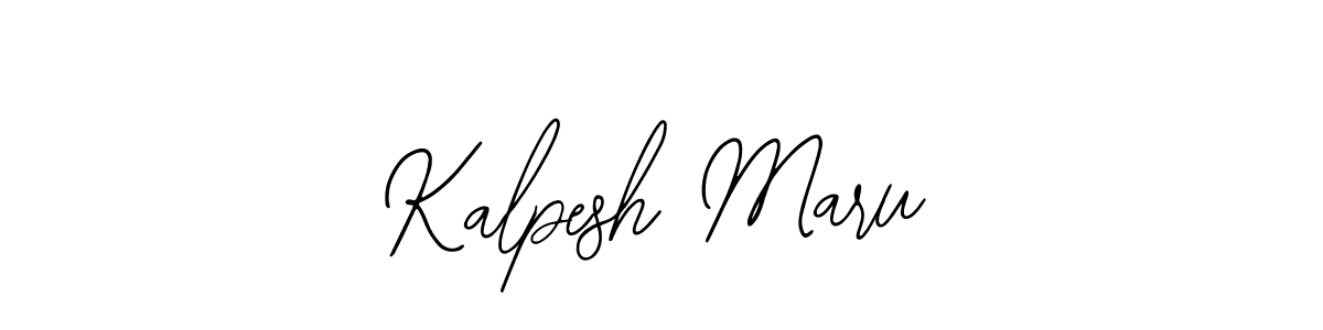Make a beautiful signature design for name Kalpesh Maru. With this signature (Bearetta-2O07w) style, you can create a handwritten signature for free. Kalpesh Maru signature style 12 images and pictures png