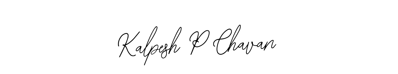 Make a beautiful signature design for name Kalpesh P Chavan. Use this online signature maker to create a handwritten signature for free. Kalpesh P Chavan signature style 12 images and pictures png